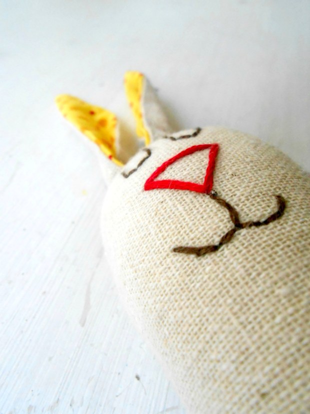 The Wind & the Sail happy rabbit baby rattle