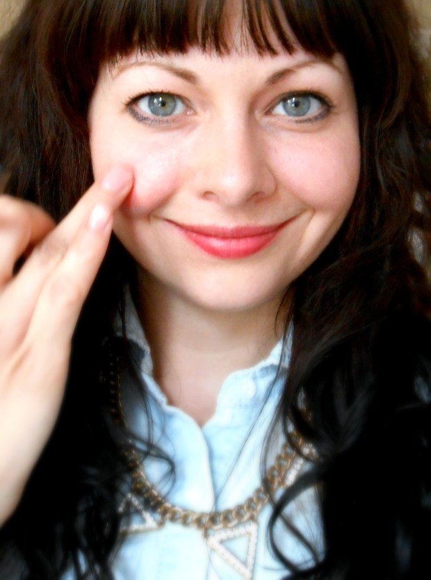 step 9 apply to your cheeks